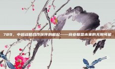 789，中超战略合作伙伴的崛起——商业联盟未来的无限可能