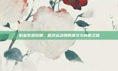 职业生涯后期，篮球运动员的坚守与转型之路